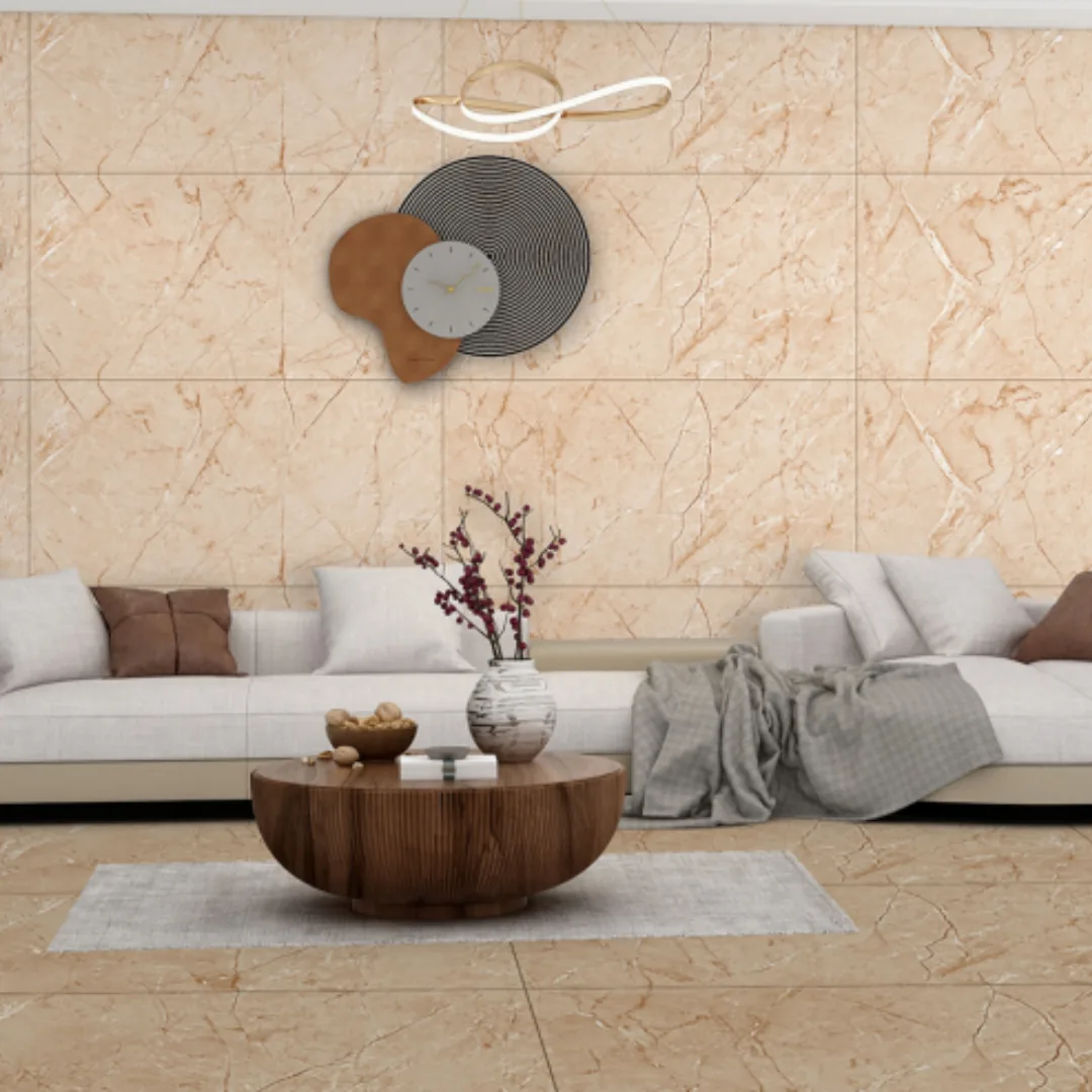 Exotica X - Crv Sahara Brown, marble-look wall tile for bathroom